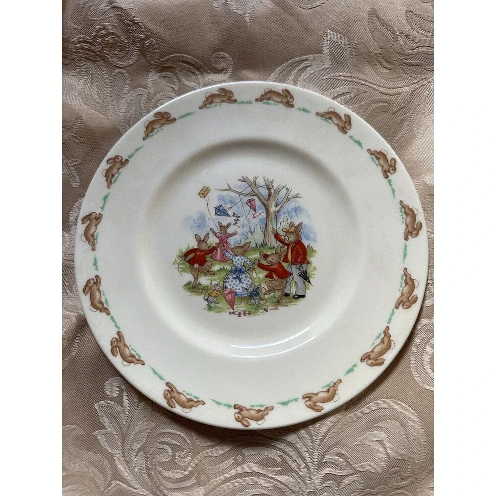 Vintage Royal Doulton Bunnykins Cup And Saucer 1970 Peter Rabbit England